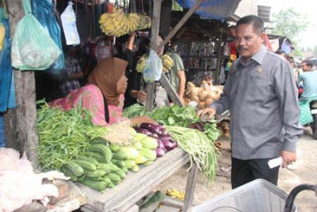 Rahudman Ingin Pasar Uka Marelan Dipelihara dan Ditata